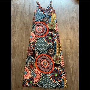 Boho long colorful maxi Dress